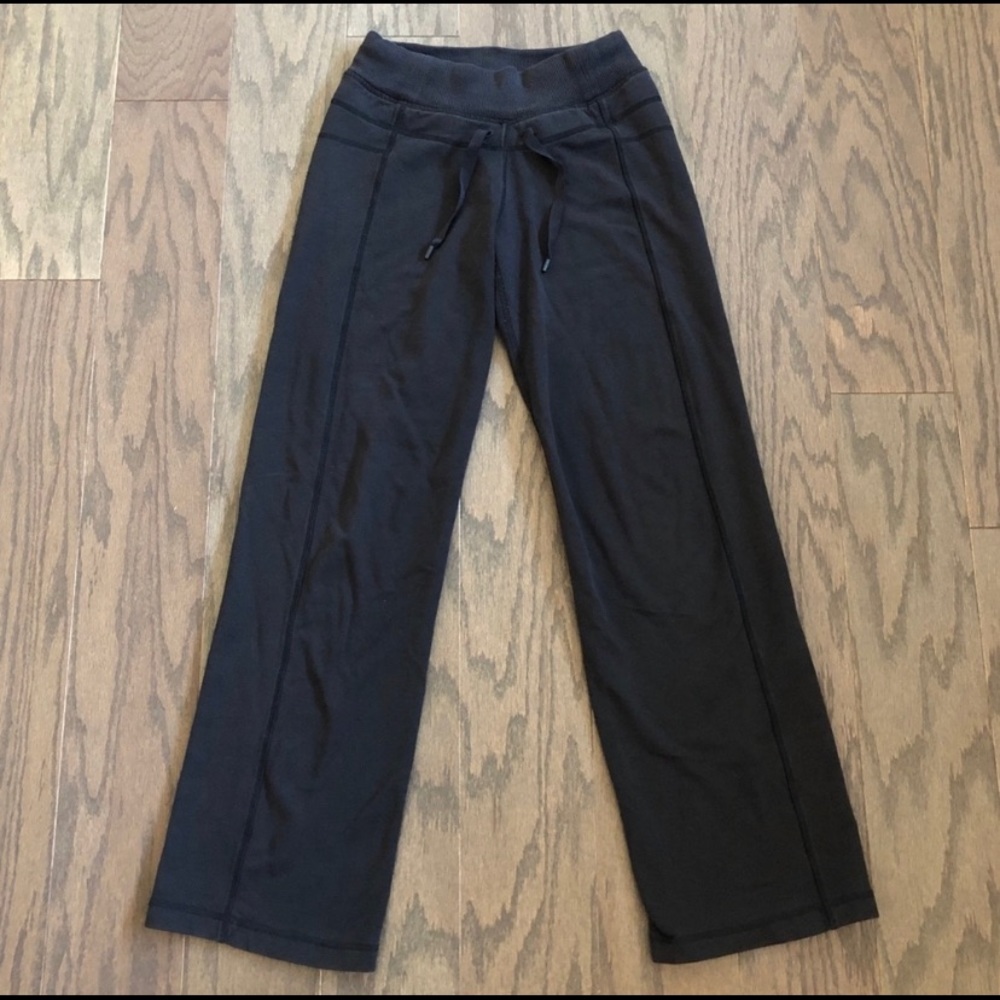 Lululemon Drawstring Black Sweatpants